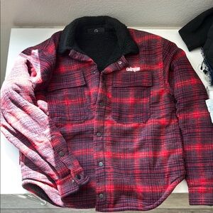 Civil Regime Sherpa Lined Flannel men’s Small NWT